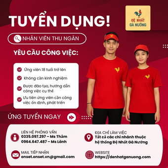 Poster tuyển dụng